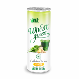 250ml Can Original Wheatgrass juice drink with Ginger flavor